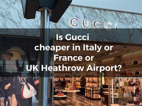 article on why gucci should not be in cheap stores|is gucci cheaper at airport.